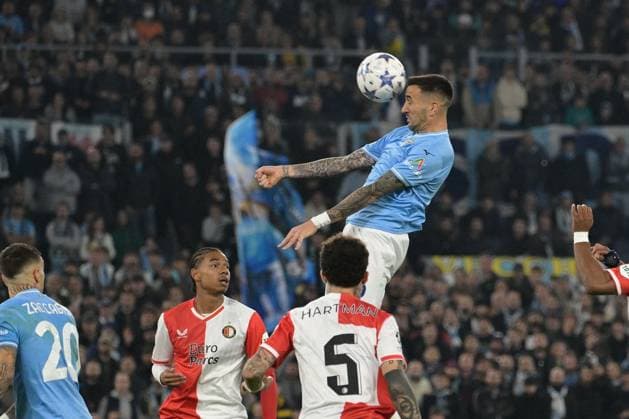 Matias Vecino (SS Lazio); during the Italian Football Championship League A 2023 2024 match between AS Roma vs US Lecce at the Olimpic Stadium in Rome on 05 November 2023.  Copyright: xFabrizioxCorradetti IPAxSportx x xx IPA_41480751 IPA_Agency_IPA41480751