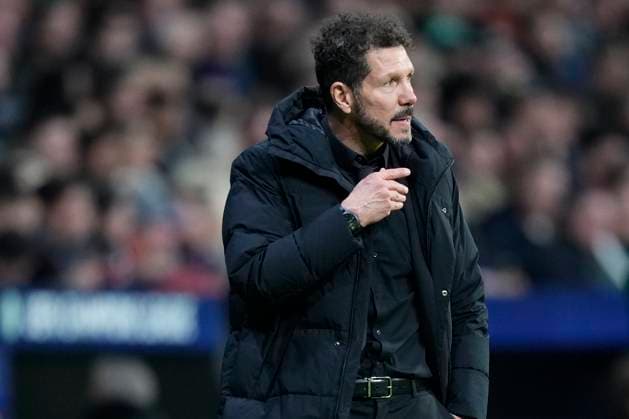 Atletico de Madrid head coach Diego Pablo Simeone during Atletico de Madrid vs Celtic FC on November 07, 2023 at Civitas Metropolitano Stadium in Madrid, Spain. Photo: Senis Cebolla ALFAQUI Madrid Civitas Metropolitano Stadium Spain Copyright: xSenisxCebollax xALFAQUIx