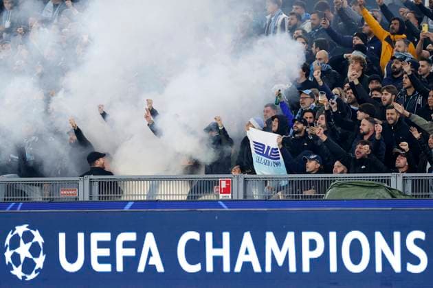 Italy, Rome, 07 11 2023, Olimpico Stadium, SS Lazio vs Feyenoord UEFA Champions League Group E, Supporters of SS Lazio Rome Olimpico Stadium Italy  eu-images-569
