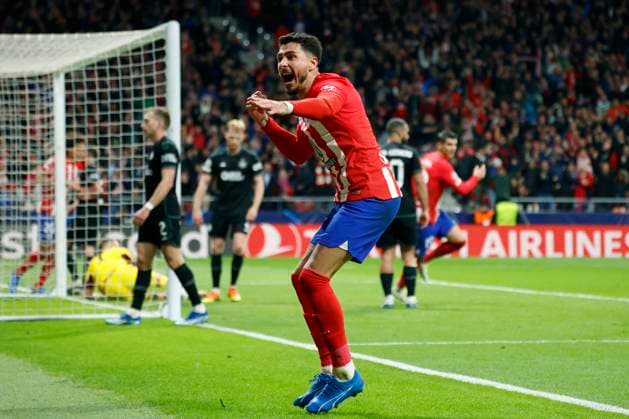 Jose GimenezÊof Atletico de Madrid during Atletico de Madrid vs Celtic FC on November 07, 2023 at Civitas Metropolitano Stadium in Madrid, Spain. Photo: Senis Cebolla ALFAQUI Madrid Civitas Metropolitano Stadium Spain Copyright: xSenisxCebollax xALFAQUIx
