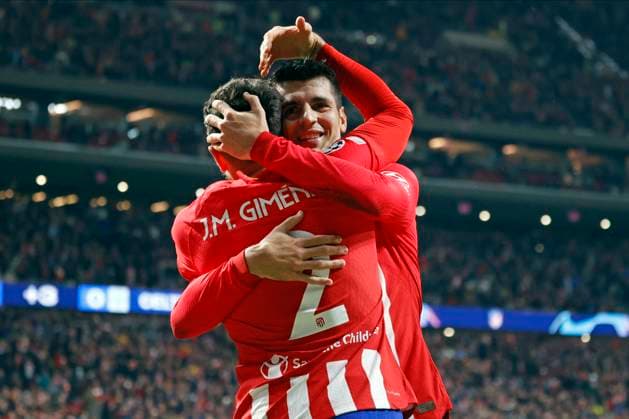 Alvaro MorataÊof Atletico de MadridÊgoal during Atletico de Madrid vs Celtic FC on November 07, 2023 at Civitas Metropolitano Stadium in Madrid, Spain. Photo: Senis Cebolla ALFAQUI Madrid Civitas Metropolitano Stadium Spain Copyright: xSenisxCebollax xALFAQUIx