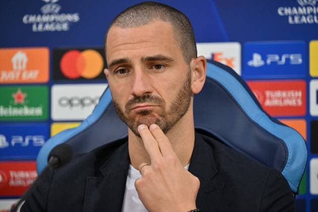 Sport Bilder des Tages IPP20231107 Football - soccer: UEFA Champions League 2023 2024, S.S.C. Napoli - 1. FC Union Berlin, Leonardo Bonucci (Verwendung nur in Deutschland - GERMANY ONLY) *** IPP20231107 Football soccer UEFA Champions League 2023 2024, S S C Napoli 1 FC Union Berlin, Leonardo Bonucci Use only in Germany GERMANY ONLY 