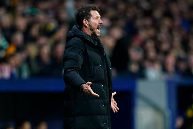 ESP: Atletico de Madrid v Celtic FC. UEFA Champions League match, Group E, date 4 Atletico de Madrid head coach Diego Pablo Simeone during the UEFA Champions League match, Group E, between Atletico de Madrid and Celtic FC played at Civitas Mertropolitano Stadium on November 7, 2023 in Madrid, Spain. kpng Copyright: xAlexxCarrerasx xImagox AC_231107_014