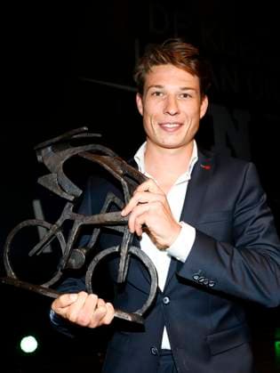 De Flandrien 2023 OOSTENDE, BELGIUM - NOVEMBER 07 : Philipsen Jasper (BEL) of Alpecin-Deceuninck pictured during the 2023 Flandrien award ceremony, organized by newspaper Het Nieuwsblad on November 7, 2023 in Oostende, Belgium, 07 11 2023 Oostende Belgium  Copyright: xJanxDexMeuleneirx