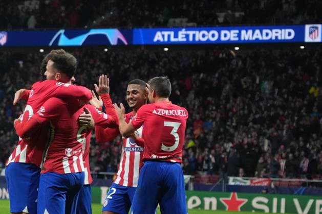 ESP: Atletico de Madrid v Celtic FC. UEFA Champions League match, Group E, date 4 Samu Lino of Atletico de Madrid celebrates his goal during the UEFA Champions League match, Group E, between Atletico de Madrid and Celtic FC played at Civitas Mertropolitano Stadium on November 7, 2023 in Madrid, Spain. kpng Copyright: xAlexxCarrerasx xImagox AC_231107_031