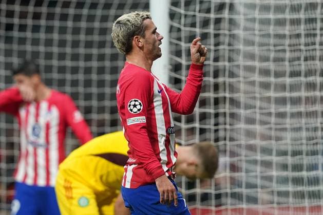 Atletico de Madrid s Antoine Griezmann during Champions League 2023 2024, Group E, match 4. November 7,2023. (20231107263)