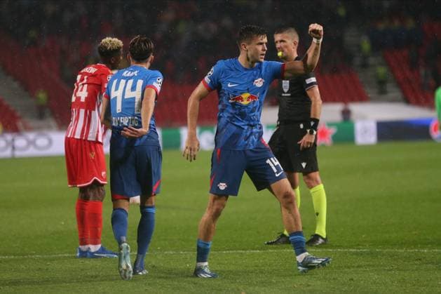 CRVENA ZVEZDA vs RB LEIPZIG CHRISTOPH BAUMGARTNER football Crvena zvezda UEFA Champions legaue vs RB Leipzig Rajko Mitic stadium, Belgrade 07.11.2023. Foto: FOOTBALL, CRVENA ZVEZDA, RED STAR, UEFA CHAMPIONS LEAGUE, RB LEIPZIG Belgrade Rajko Mitic stadium Serbia Copyright: xMarkoxMetlasx xMNxPressx