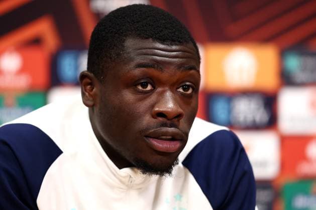 AMSTERDAM - Brian Brobbey of Ajax during the MD-1 press conference, PK, Pressekonferenz prior to the UEFA Europa League group B match against Brighton & Hove Albion FC at the Johan Cruyff ArenA on November 8, 2023 in Amsterdam, Netherlands. ANP VINCENT JANNINK UEFA Europa League 2023 24 2023 2024 xVIxANPxSportx xxANPxIVx 483322099 originalFilename: 483322099.jpg
