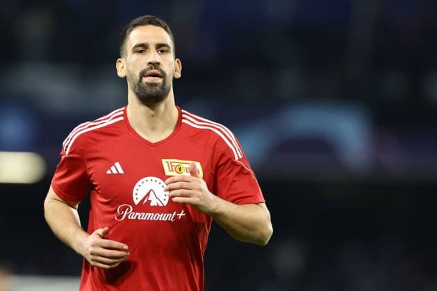 Foto Alessandro Garofalo LaPresse 08 novembre 2023 Napoli, Italia calcio Napoli vs Union Berlin Champions League 2023 2024 - stadio Diego Armando Maradona Nella foto: Rani Khedira (FC Union Berlin) November 08, 2023 Naples, Italy sport soccer Napoli vs Union Berlin - Champions League 2023 2024 - Diego Armando Maradona stadium. In the pic: Rani Khedira (FC Union Berlin)  Copyright: xAlessandroxGarofalo LaPressex
