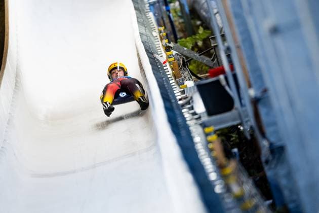 Bilder des Jahres 2023, Sport 11 November Sport Themen der Woche KW45 Sport Bilder des Tages 08.11.2023, GER, Rennrodeln, Nationalmannschaft, Maenner Frauen, Saison 2023 2024, Trainingswoche Qulifikationsrennen der Nationalmannschaft A-Kader B-Kader Team D Nationalteam Anna Berreiter 98559 Oberhof LOTTO Thüringen EISARENA Oberho Thüringen Deutschland *** 08 11 2023, GER, luge, national team, men women, season 2023 2024, training week qualification race of the national team A squad B squad team D national team Anna Berreiter 98559 Oberhof LOTTO Thüringen EISARENA Oberho Thüringen Germany