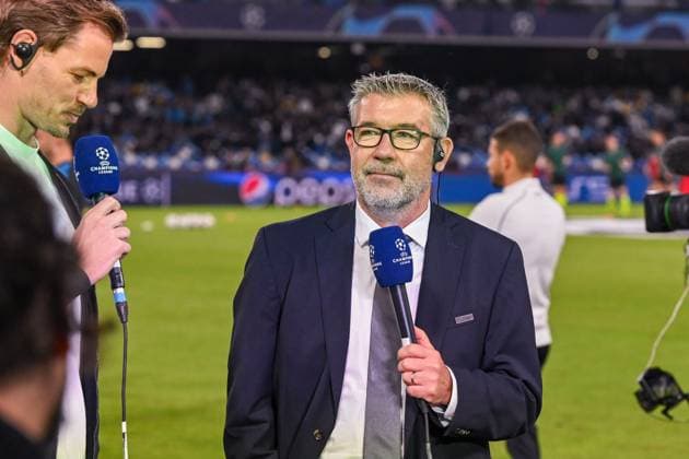 Football, Men, Season 2023 2024, UEFA Champions League Group C, Matchday 4 , SSC Napoli 1 FC Union Berlin, v l Coach Urs Fischer 1 FC Union Berlin in interview, 08 11 2023, Copyright: xMatthiasxKochx