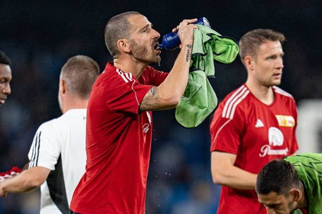Leonardo Bonucci 1 FC Union Berlin, 23 SSC Napoli vs 1 FC Union Berlin, Football, UEFA Champions League, Matchday 4, 08 11 2023 DFL REGULATIONS PROHIBIT ANY OUSE OF PHOTOGRAPHS AS IMAGE SEQUENCES AND OR QUASI VIDEO SSC Napoli vs 1 FC Union Berlin, Football, UEFA Champions League, Matchday 4, 08 11 2023 Napoli Copyright: xEibner-Pressefoto BahhoxKarax EP_SSC