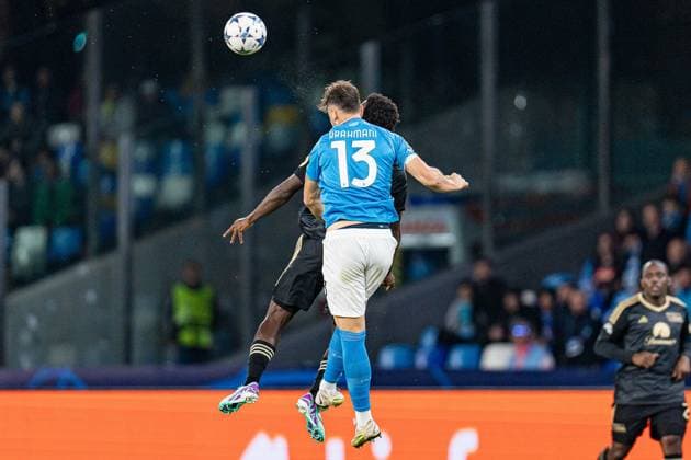 Amir Rrahmani SSC Napoli, 13 SSC Napoli vs 1 FC Union Berlin, Football, UEFA Champions League, Matchday 4, 08 11 2023 DFL REGULATIONS PROHIBIT ANY OUSE OF PHOTOGRAPHS AS IMAGE SEQUENCES AND OR QUASI VIDEO SSC Napoli vs 1 FC Union Berlin, Football, UEFA Champions League, Matchday 4, 08 11 2023 Napoli Copyright: xEibner-Pressefoto BahhoxKarax EP_SSC