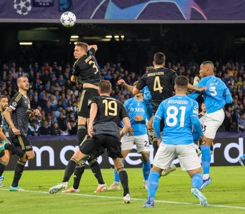 November 8, 2023, Naples, Campania, Italy: Naples 08 11 2023, during the Champions League group football match 2023 24, between the teams of SSC Napoli vs Union Berlino at the Diego Armando Maradona stadium.Paul Jaeckel of 1. FC Union Berlin Naples Italy - ZUMAs236 20231108_aap_s236_003 Copyright: xFabioxSassox