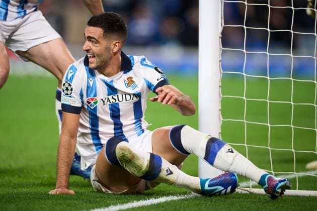 Editorial use only Real Sociedad v Benfica, UEFA Champions League match, Group D, date 4. Football, Reale Arena Stadium, San Sebastian, Spain - 8 November 2023 Editorial use only  Copyright: xPRESSINPHOTO Shutterstockx 14198068b