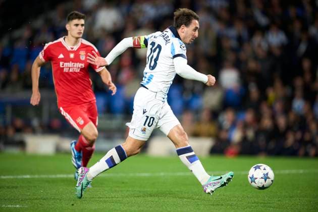 Football, CL, Real Sociedad San Sebastian - Benfica Lisbon