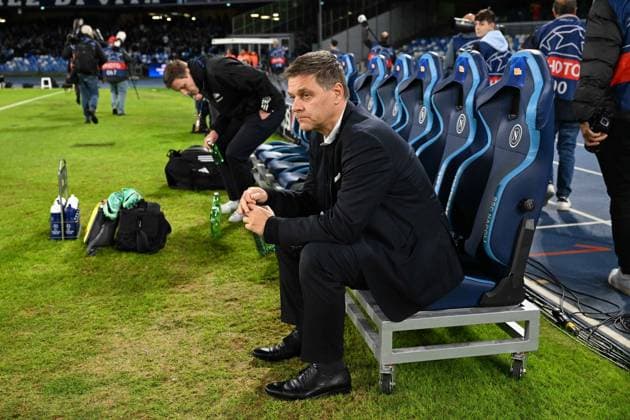 Football, Men, Season 2023 2024, UEFA Champions League Group C, Matchday 4 , SSC Napoli 1 FC Union Berlin, f l Managing Director Sport Oliver Ruhnert 1 FC Union Berlin , 08 11 2023, Copyright: xMatthiasxKochx