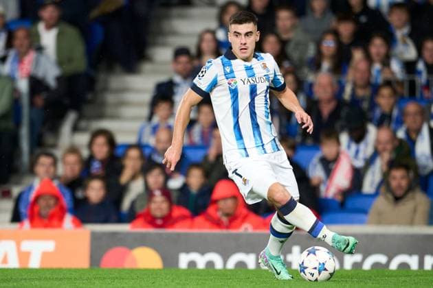 Editorial use only Real Sociedad v Benfica, UEFA Champions League match, Group D, date 4. Football, Reale Arena Stadium, San Sebastian, Spain - 8 November 2023 Editorial use only  Copyright: xPRESSINPHOTO Shutterstockx 14198068o