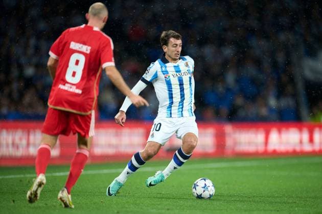 Editorial use only Real Sociedad v Benfica, UEFA Champions League match, Group D, date 4. Football, Reale Arena Stadium, San Sebastian, Spain - 8 November 2023 Editorial use only  Copyright: xPRESSINPHOTO Shutterstockx 14198068g