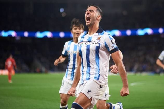 Editorial use only Real Sociedad v Benfica, UEFA Champions League match, Group D, date 4. Football, Reale Arena Stadium, San Sebastian, Spain - 8 November 2023 Editorial use only  Copyright: xPRESSINPHOTO Shutterstockx 14198068q