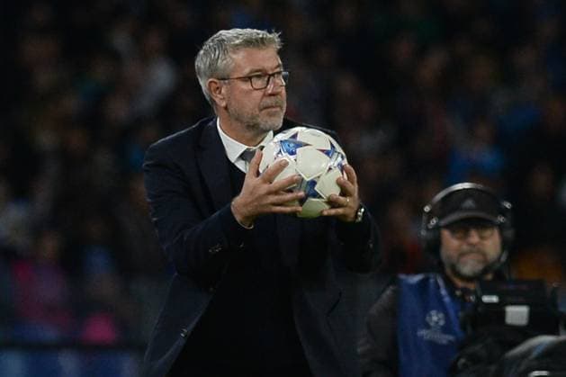 Urs Fischer coach of FC Union Berlino during the Uefa Champions League between SSC Napoli vs FC Union Berlin at Diego Armando Maradona Stadium  Copyright: xAgostinoxGemito IPAxSportx xipa-x xx IPA_41503312 IPA_Agency_IPA41503312