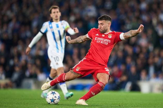 Editorial use only Real Sociedad v Benfica, UEFA Champions League match, Group D, date 4. Football, Reale Arena Stadium, San Sebastian, Spain - 8 November 2023 Editorial use only  Copyright: xPRESSINPHOTO Shutterstockx 14198068ak