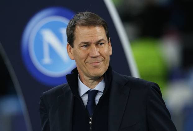 Italy, Naples, 08 11 2023, Diego Armando Maradona Stadium, SSC Napoli vs FC Union Berlin UEFA Champions League UEFA Champions League, Rudi Jose Garcia SSC Napoli head coach Naples Diego Armando Maradona Stadium Italy  eu-images-672