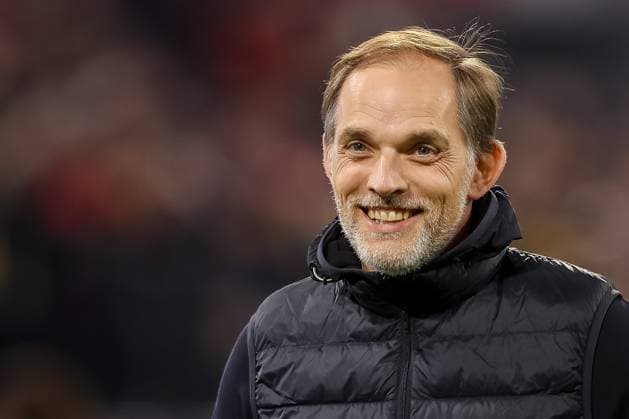 Germany, Muenchen, 08 11 2023, Allianz Arena, FC Bayern Muenchen vs Galatasaray UEFA Champions League 2023 2024 Group A, Coach Thomas Tuchel FC Bayern Muenchen looks on Munich Allianz Arena Germany  eu-images-048