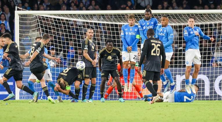 November 8, 2023, Naples, Campania, Italy: Naples 08 11 2023, during the Champions League group football match 2023 24, between the teams of SSC Napoli vs Union Berlino at the Diego Armando Maradona stadium.Rani Khedira of 1. FC Union Berlin Naples Italy - ZUMAs236 20231108_aap_s236_009 Copyright: xFabioxSassox