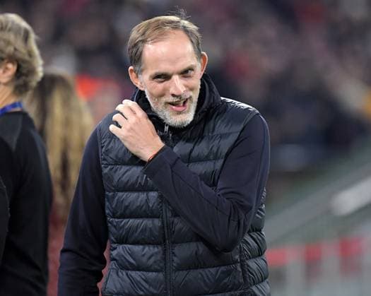 08 11 2023, xemx, Football UEFA Champions League, FC Bayern Muenchen Galatasaray SK Istanbul emspor, v l Head Coach Thomas Tuchel FC Bayern Muenchen DFL DFB REGULATIONS PROHIBIT ANY USE OF PHOTOGRAPHS as IMAGE SEQUENCES and or QUASI VIDEO Muenchen