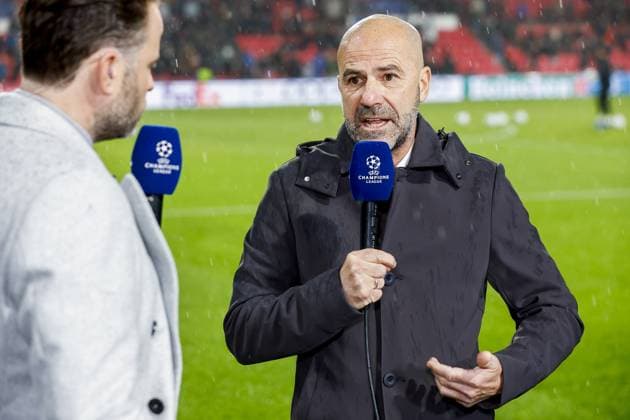 EINDHOVEN, 08-11-2023, Philips Stadium, UEFA Champions League season 2023 24, PSV coach Peter Bosz before the match between PSV and RC Lens. PSV - Lens  x23092208x Copyright: