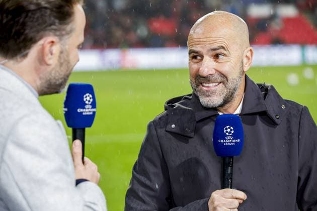 EINDHOVEN, 08-11-2023, Philips Stadium, UEFA Champions League season 2023 24, PSV coach Peter Bosz before the match between PSV and RC Lens. PSV - Lens  x23092212x Copyright: