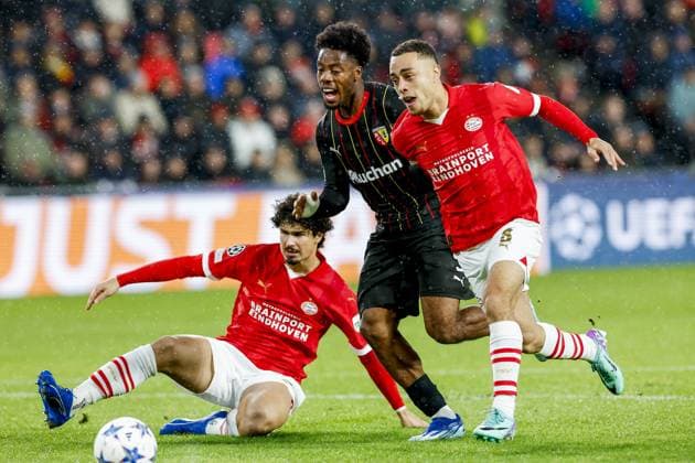 Football, CL, PSV Eindhoven - RC Lens