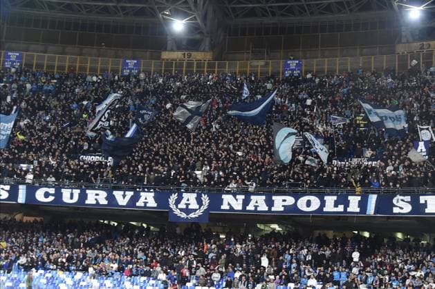 UEFA Champions League football match - SSC Napoli vs FC Union Berlin the curve of Napoli fans during the Uefa Champions League between SSC Napoli vs FC Union Berlin at Diego Armando Maradona Stadium Naples Italy  Copyright: xIPAxSport ABACAx