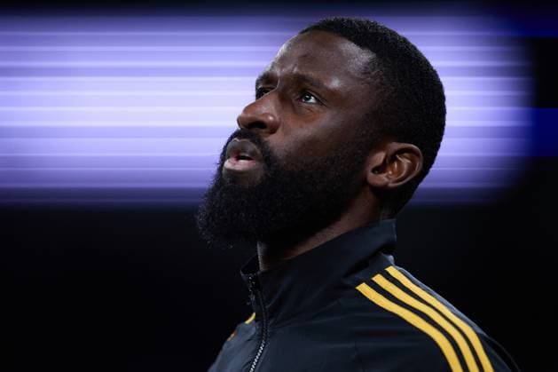 Antonio Rudiger of Real Madrid CF during the UEFA Champions League match between Real Madrid and Sporting Braga in Madrid, Spain, on November 8, 2023 (photo by: Panoramic) FOOTBALL : Real Madrid vs Braga - UEFA Ligue des Champions - 08 11 2023 AlvaroMedranda Panoramic 