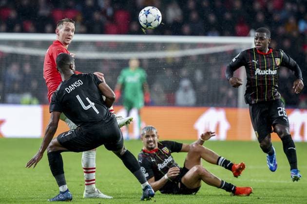 EINDHOVEN, 08-11-2023, Philips Stadium, UEFA Champions League season 2023 24, PSV player Luuk de Jong during the match between PSV and RC Lens. PSV - Lens  x23092977x Copyright: