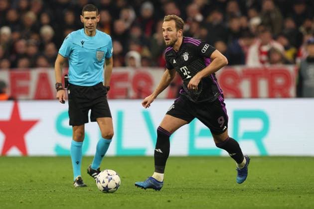 Harry Kane 9 FC Bayern Muenchen , FC Bayern Muenchen vs Galatasaray Istanbul , Champions League, Football, Preliminary round, Second leg, 08 11 2023 Muenchen Bayern Germany Copyright: xkolbert-press ChristianxKolbertx