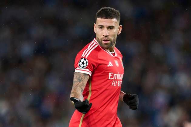 ESP: Real Sociedad v Benfica. UEFA Champions League match, Group D, date 4 Nicolas Otamendi of SL Benfica during the UEFA Champions League match, Group D, between Real Sociedad and Benfica played at Reale Arena Stadium on November 8, 2023 in San Sebastian, Spain. kpng Copyright: xCesarxOrtizx xPRESSINPHOTOx PS_231108_039