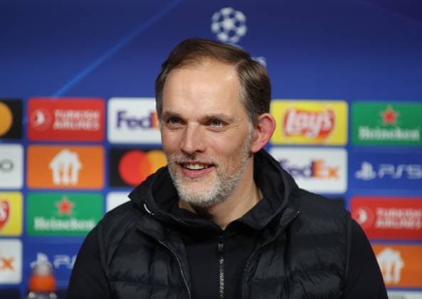 Munich, Germany 08 November 2023 Football, Men, Champions League, Matchday 4, Season 2023 2024, FC Bayern Munich Galatasaray Istanbul, Allianz Arena Thomas Tuchel, Coach FC Bayern Munich at the press conference, Head, Portrait