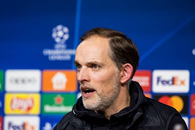 UEFA Champions League FC Bayern Muenchen Galatasaray 08 11 2023 Thomas Tuchel Coach FC Bayern Muenchen at the press conference UEFA Champions League FC Bayern Muenchen Galatasaray, Munich, Allianz Arena on 08 11 2023 Copyright: xBEAUTIFULxSPORTS Wunderlx
