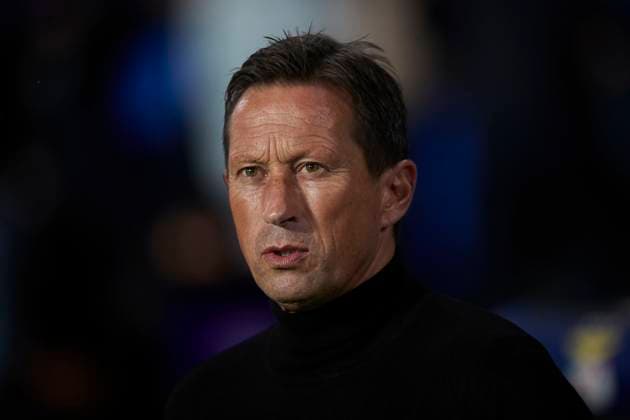 Real Sociedad v SL Benfica: Group D - UEFA Champions League 2023 24 Roger Schmidt head coach of SL Benfica looks on prior the UEFA Champions League match between Real Sociedad and SL Benfica at Reale Arena on November 8, 2023, in San Sebastian, Spain. San Sebastian Reale Arena Basque Country Spain RL_RSOvBENF_018 Copyright: xRicardoxLarreinax