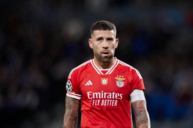 Real Sociedad v SL Benfica: Group D - UEFA Champions League 2023 24 Nicolas Otamendi of SL Benfica looks on during the UEFA Champions League match between Real Sociedad and SL Benfica at Reale Arena on November 8, 2023, in San Sebastian, Spain. San Sebastian Reale Arena Basque Country Spain RL_RSOvBENF_077 Copyright: xRicardoxLarreinax