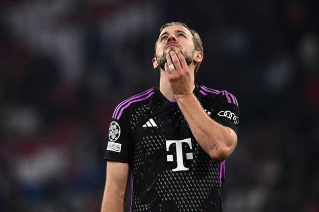 MUNICH, GERMANY - NOVEMBER 8: Harry Kane of Bayern Munich during the UEFA Champions League match between FC Bayern Munchen and Galatasaray A.S. at Allianz Arena on November 8, 2023 in Munich, G FC Bayern Munchen v Galatasaray A.S.: Group A - UEFA Champions League 2023 24 Copyright: xSebastianxFrejx