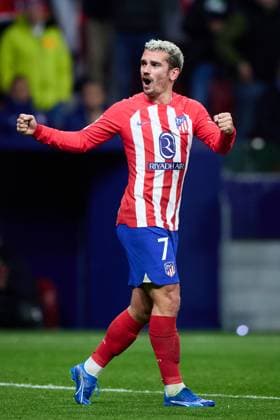 Atletico Madrid v Celtic - UEFA Champions League Antoine Griezmann of Atletico de Madrid celebrates his goal during the UEFA Champions League match between Atletico Madrid v Celtic in Madrid, Spain, on November 7, 2023 Madrid Spain  Copyright: xAlvaroxMedrandax originalFilename:medranda-atletico231107_npRK6.jpg