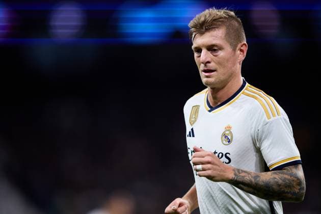 Real Madrid v Sporting Braga - UEFA Champions League Toni Kroos of Real Madrid CF in action during the UEFA Champions League match between Real Madrid and Sporting Braga in Madrid, Spain, on November 8, 2023 Madrid Spain  Copyright: xAlvaroxMedrandax originalFilename:medranda-realmadr231108_np4vU.jpg