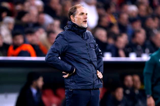 TUCHEL Thomas Coach Team FC Bayern Muenchen UEFA Championsleague Saiason 2023 2024 Match FC Bayern Muenchen Galatasaray Istanbul 2 1 on 08 11 2023 in Muenchen DFL REGULATIONS PROHIBIT ANY USE OF PHOTOGRAPHS as IMAGE SEQUENCES and or QUASI VIDEO Copyright: xLacixPerenyix