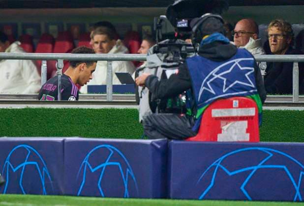 Jamal MUSIALA, FCB 42 in the group stage match FC BAYERN MUENCHEN - GALATASARAY ISTANBUL 2-1 of football UEFA Champions League in season 2023 2024 in Munich, Nov 8, 2023. Gruppenphase, GALA, FCB
