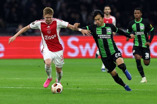 Football, EL, Ajax Amsterdam - Brighton and Hove Albion