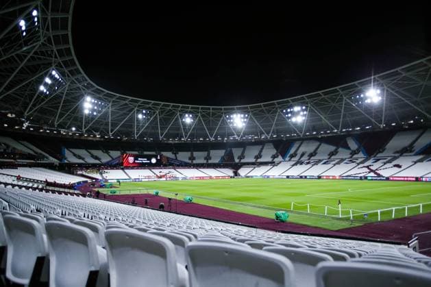 West Ham United FC v Olympiakos FC a general view of the London Stadium prior to kick off during the West Ham United FC v Olympiakos FC UEFA Europa League Group A match at London Stadium, London, England, United Kingdom on 9 November 2023 Editorial Use Only Copyright: xIMAGO EveryxSecondxMediax ESM-0845-0009