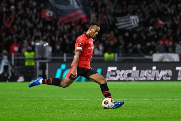 Doue Guela ( 17 - Rennes ) - FOOTBALL : Rennes vs Panathinaikos - Ligue Europa - 09 11 2023 FedericoPestellini Panoramic 